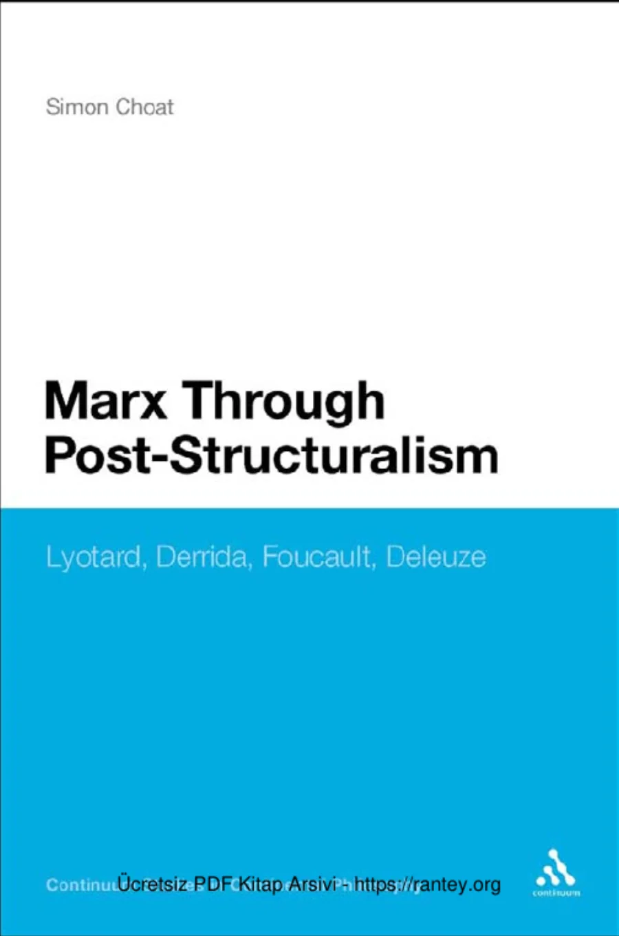 Pos Structuralism Simon Choat kapak görseli