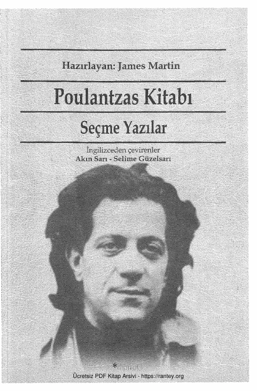 Poulantzas Kitabı kapak görseli
