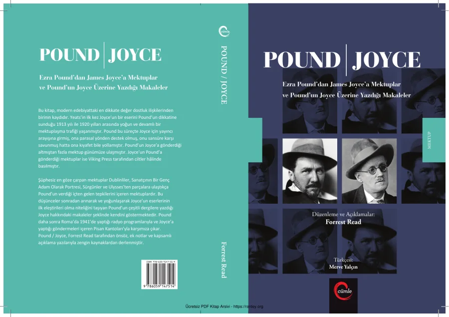 Pound Joyce Ezra Pounddan James Joycea Mektuplar Cümle Yaayınları kapak görseli