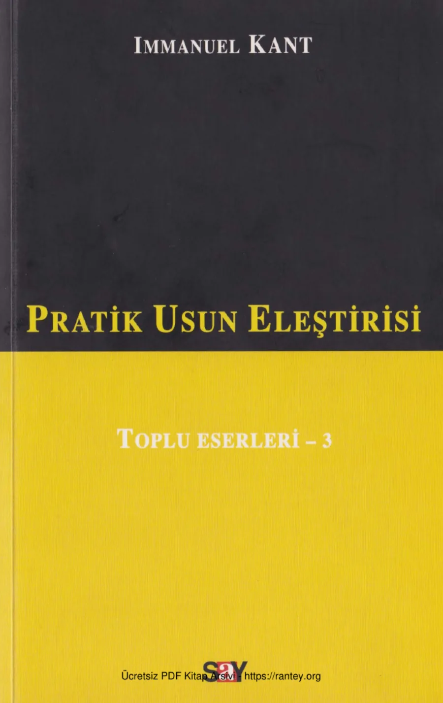 Pratik Usun Eleştirisi Say kapak görseli