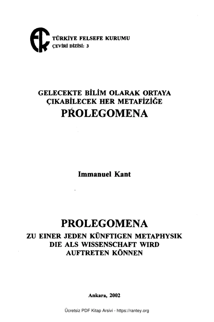 Prolegomena kapak görseli