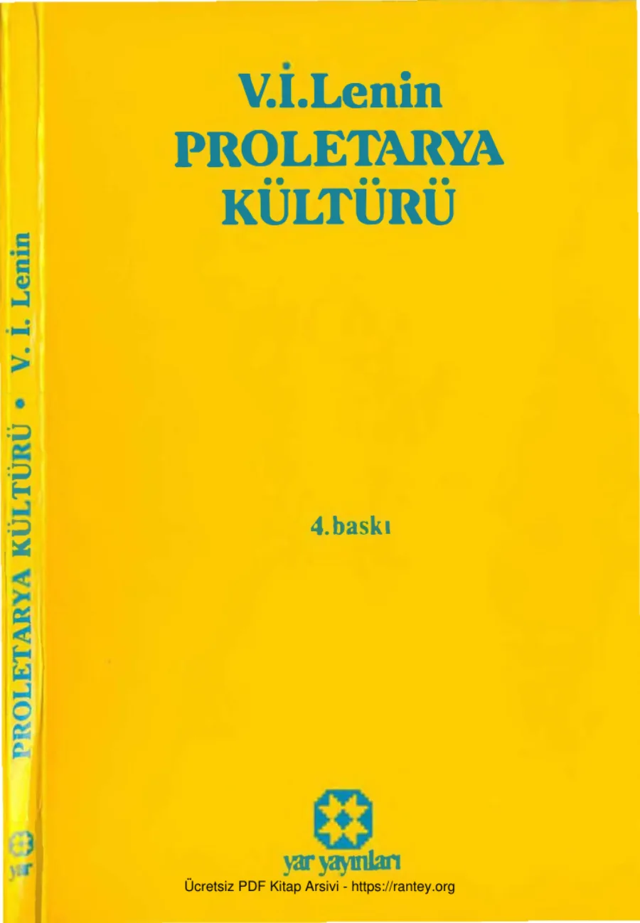 Proletarya Kültürü kapak görseli