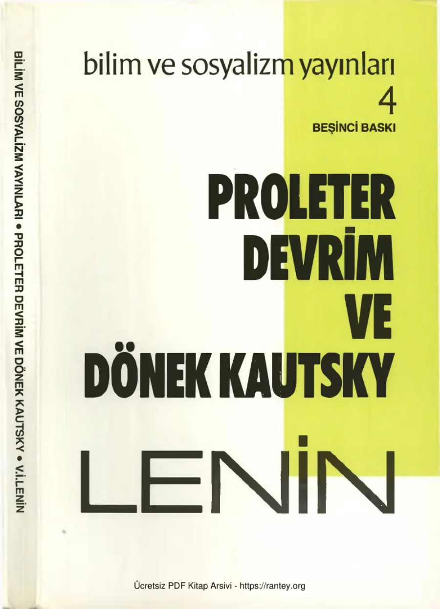 Proleter Devrim ve Dönek Kautsky kapak görseli