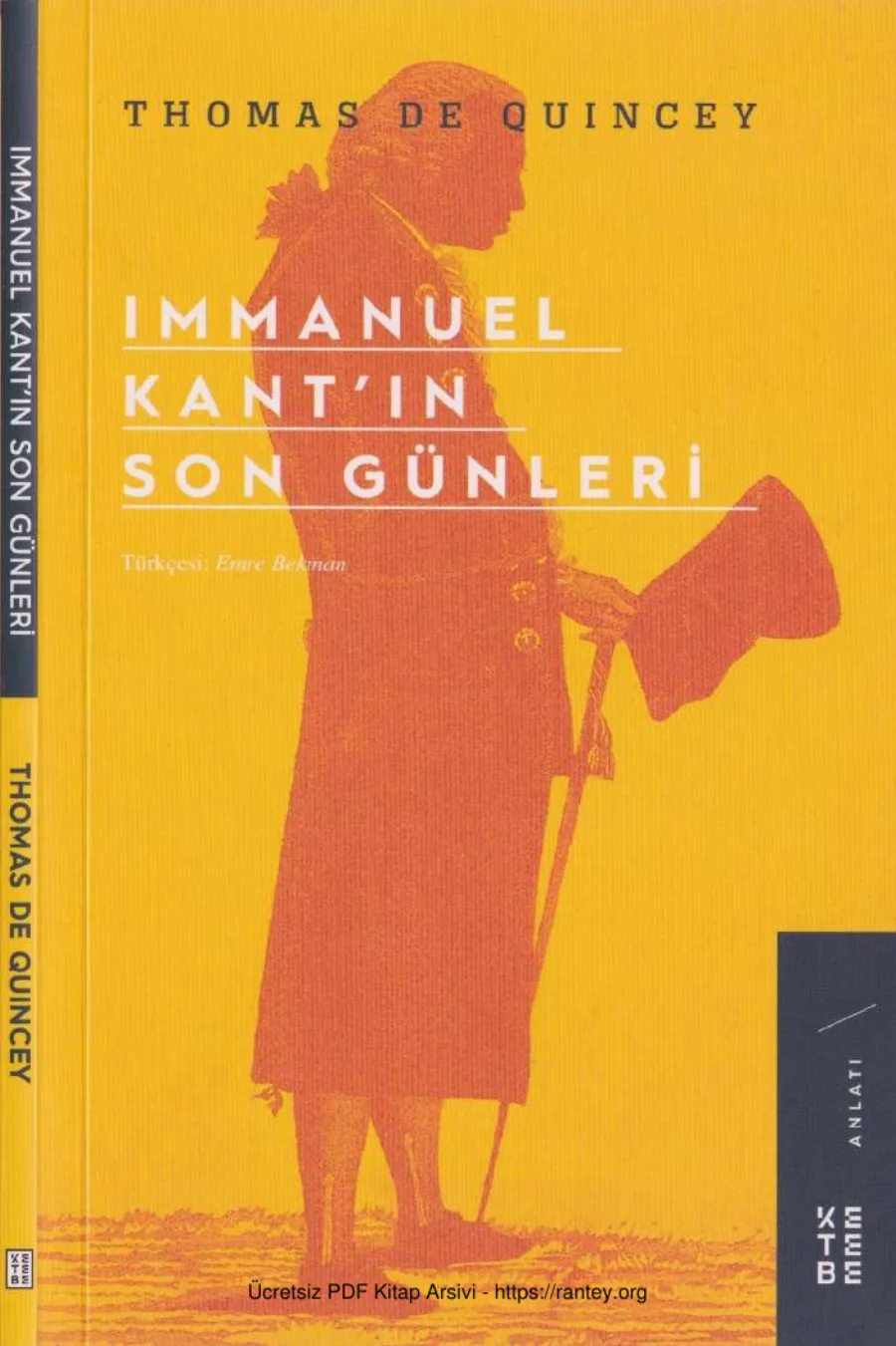 Quincey Immanuel Kantın Son Günleri kapak görseli