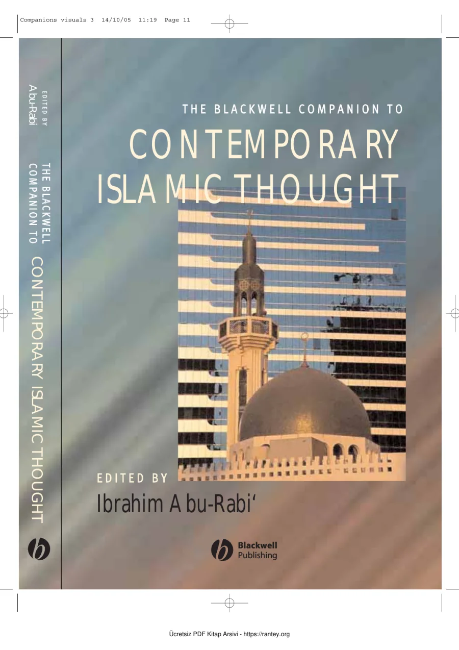 Rabi Contemporary İslamic Thought kapak görseli