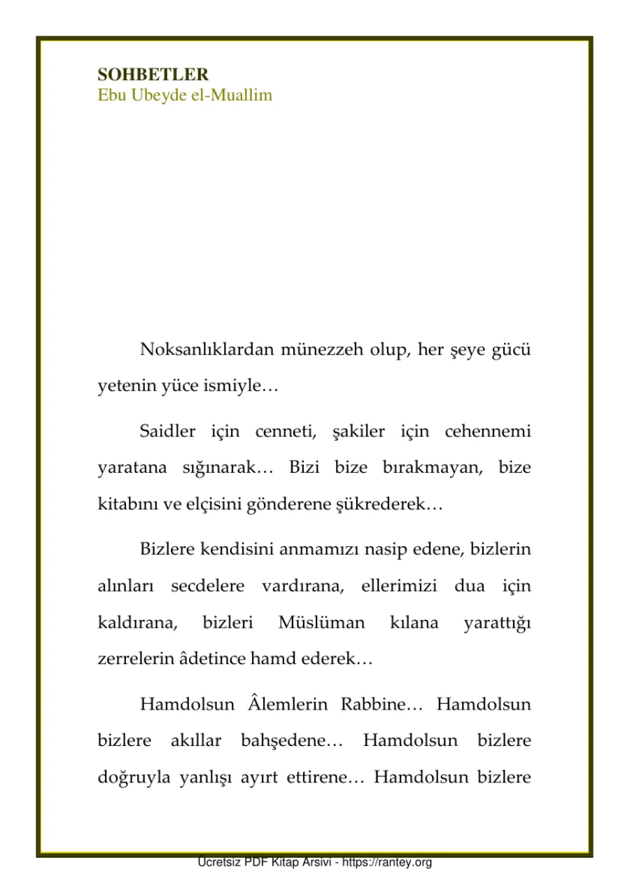 RAMAZAN AYI Eb Ubeyde el Muallim Ebu Abdulmumin Tekin Mıhçı kapak görseli