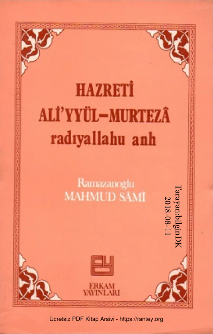 Ramazanoglu Hazreti Aliyyul Murteza kapak görseli