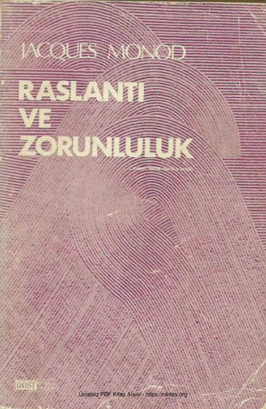 Rastlantı ve Zorunluluk kapak görseli