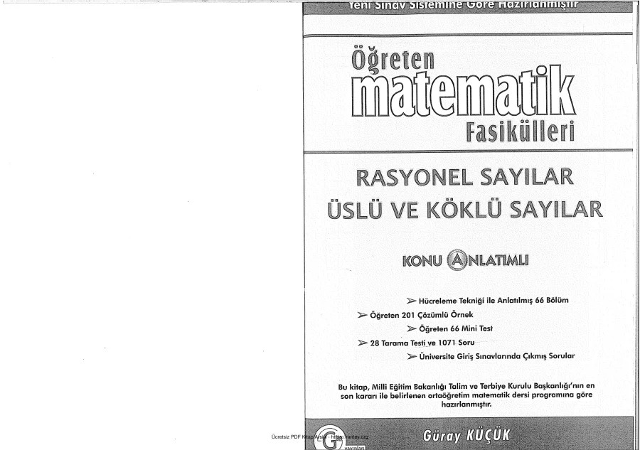 Rasyonel Sayılar Üslü ve Köklü Sayılar Fasikülü kapak görseli