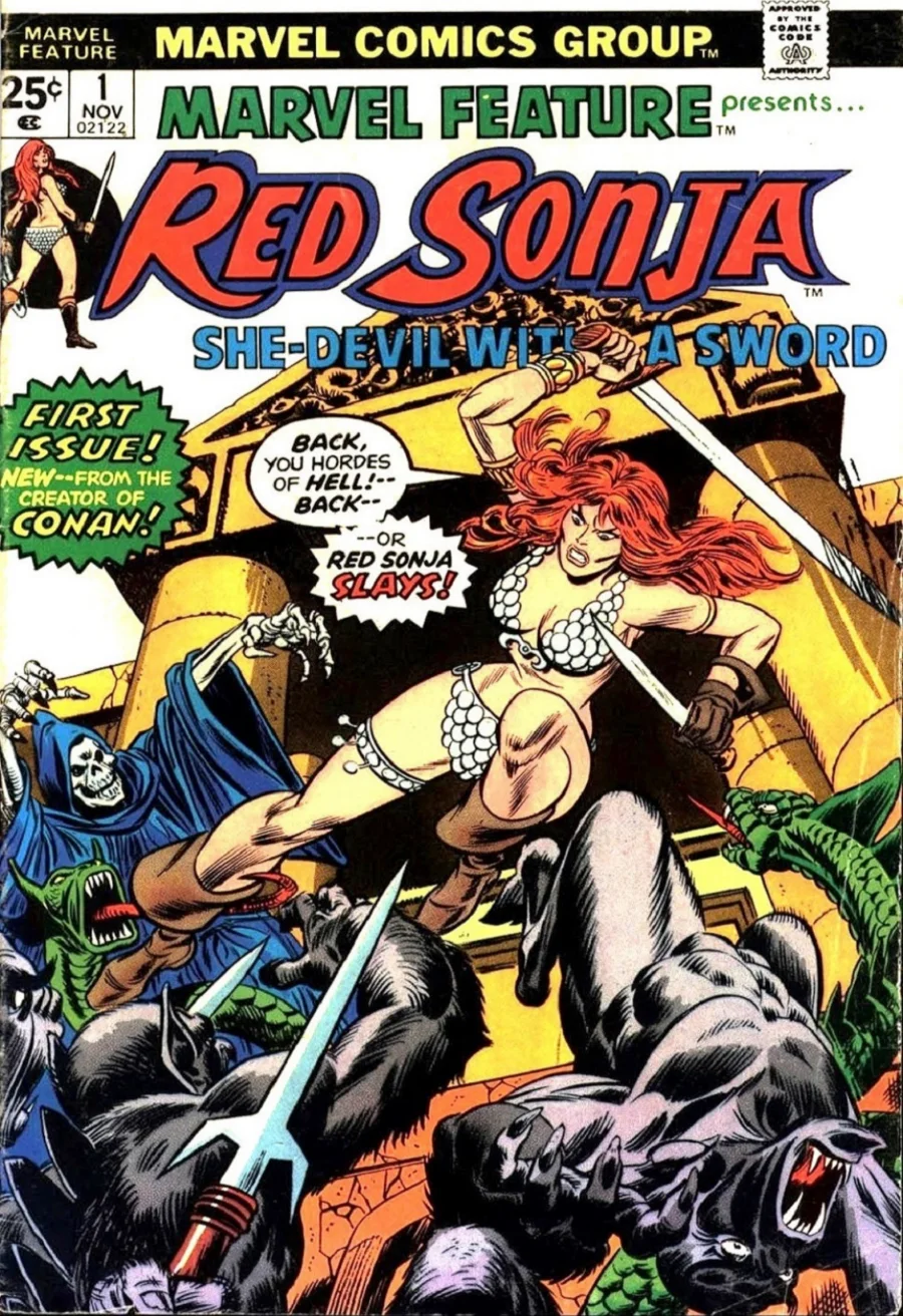 Red Sonja: Marvel Feature 1 kapak görseli