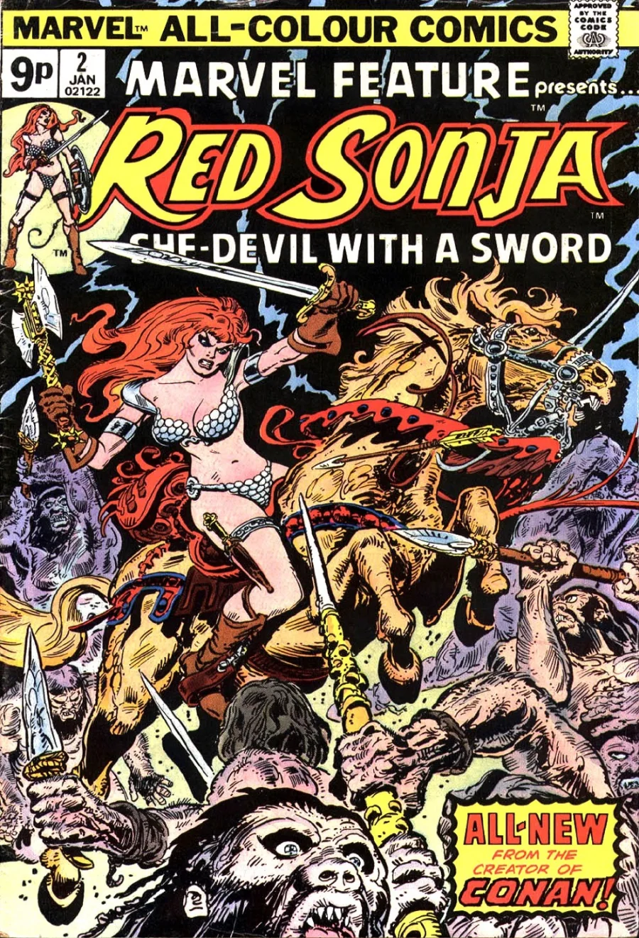 Red Sonja: Marvel Feature 2 kapak görseli
