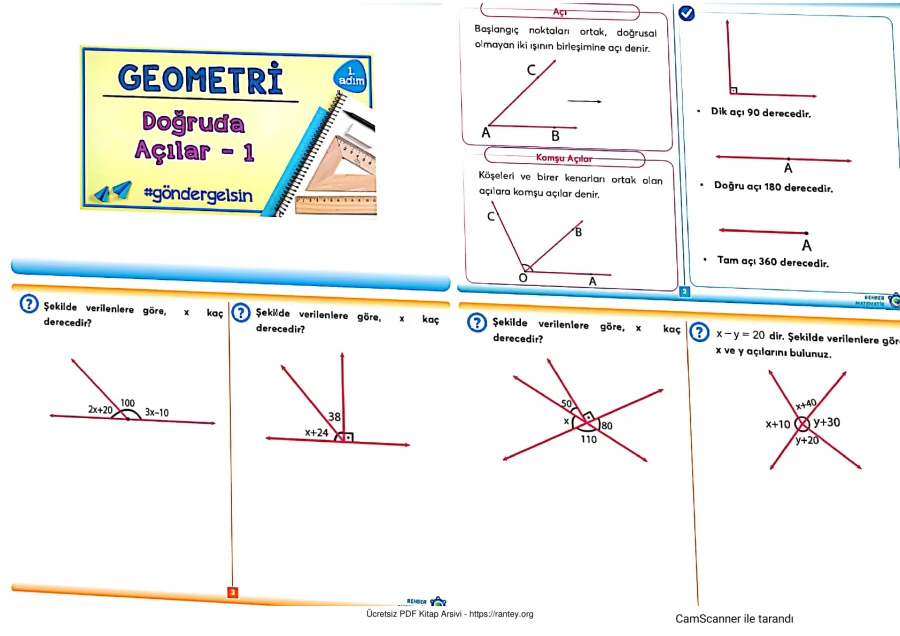 Rehber Matematik Geometri Serisi Video Ders Notları 2020 2021 kapak görseli