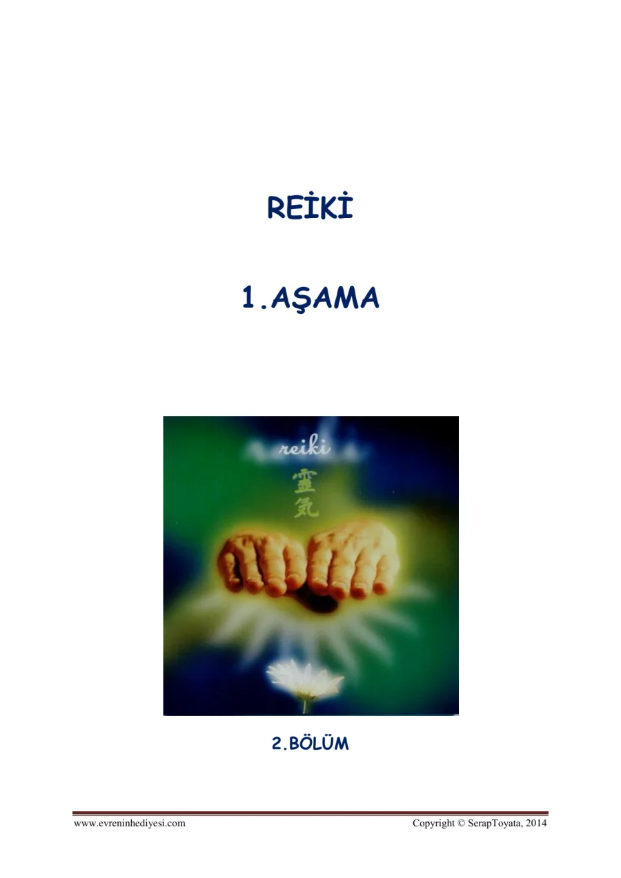 Reiki 2. Bölüm: Birinci Aşama kapak görseli