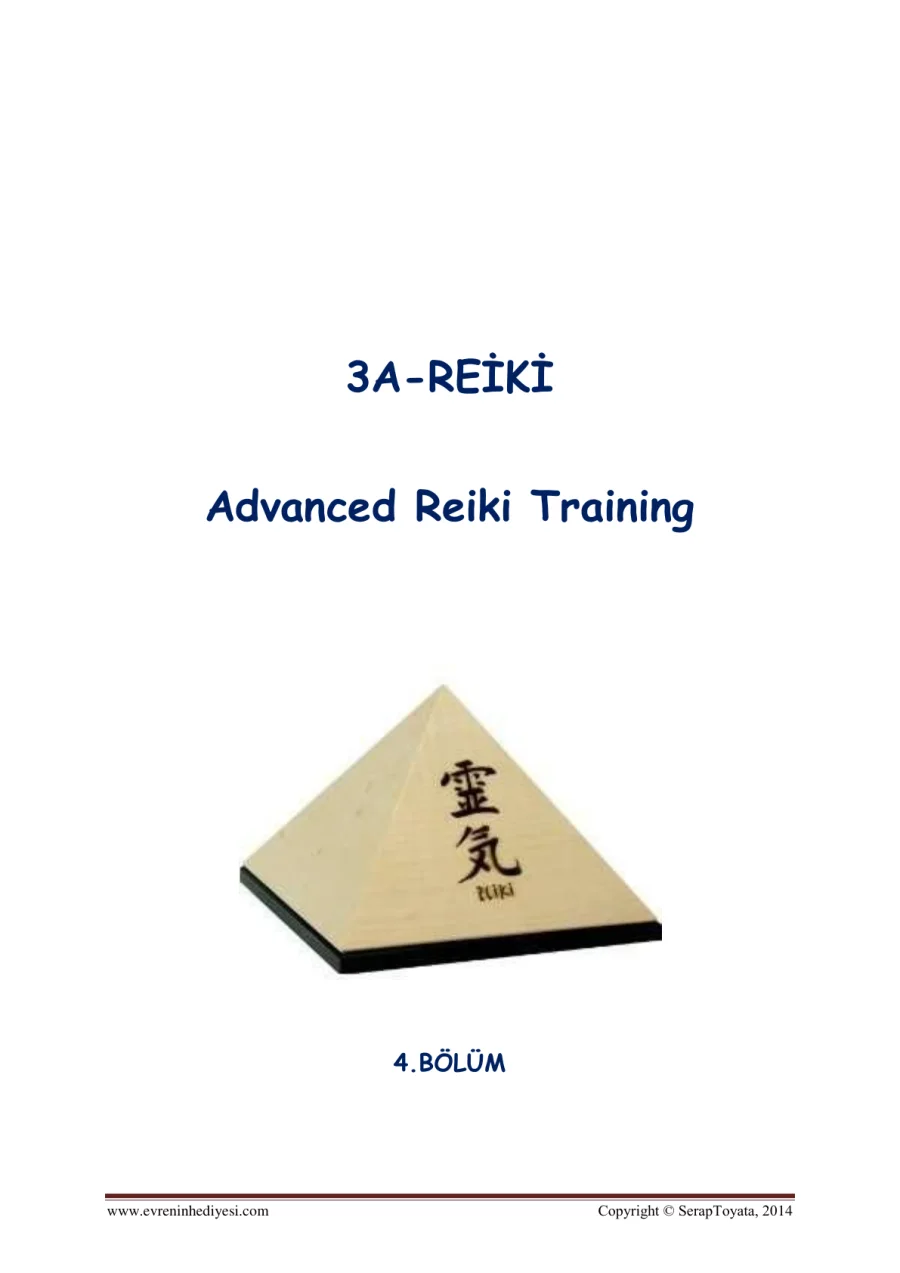 Reiki 4. Bölüm: Advanced Reiki Training kapak görseli