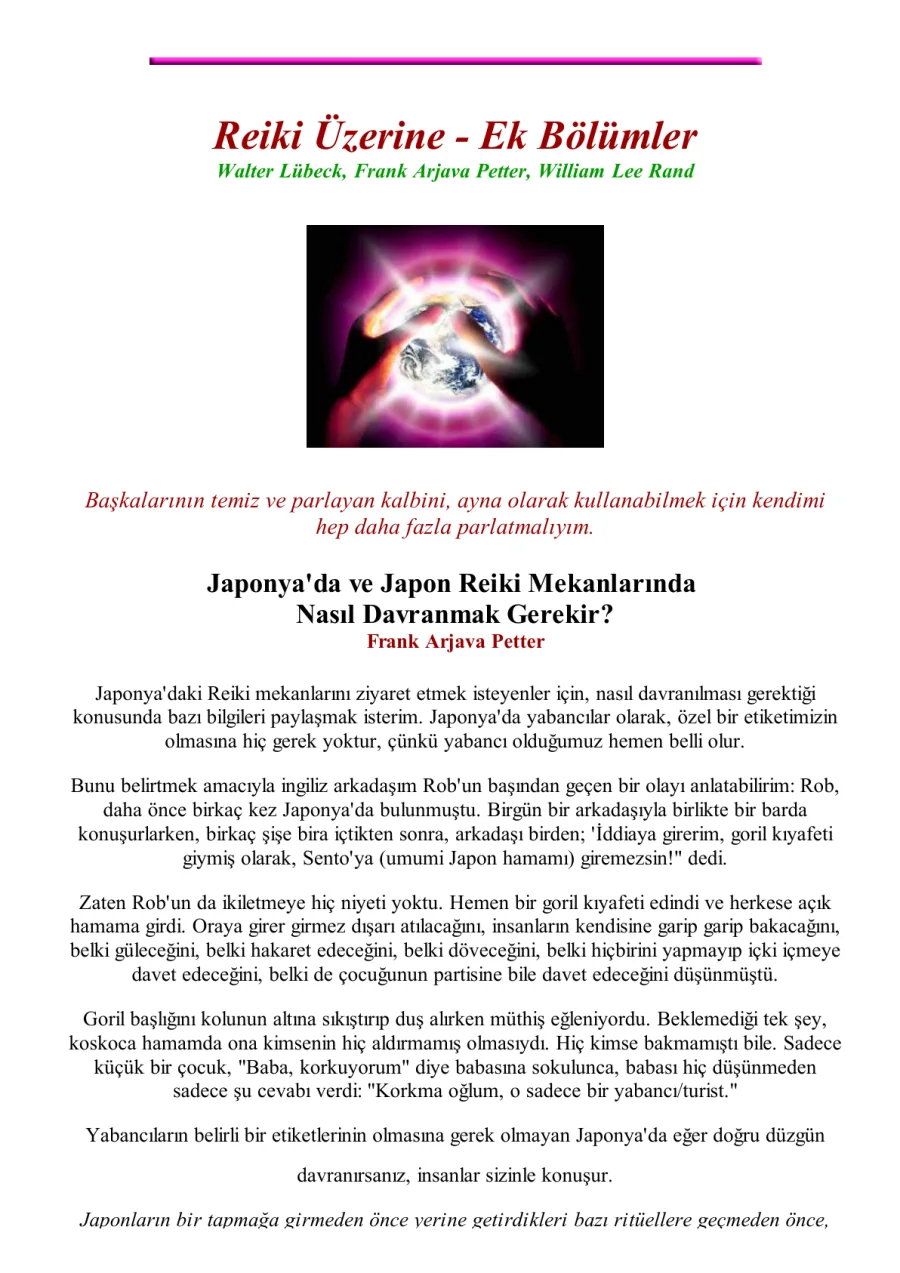 Reiki Uzerine 5 kapak görseli