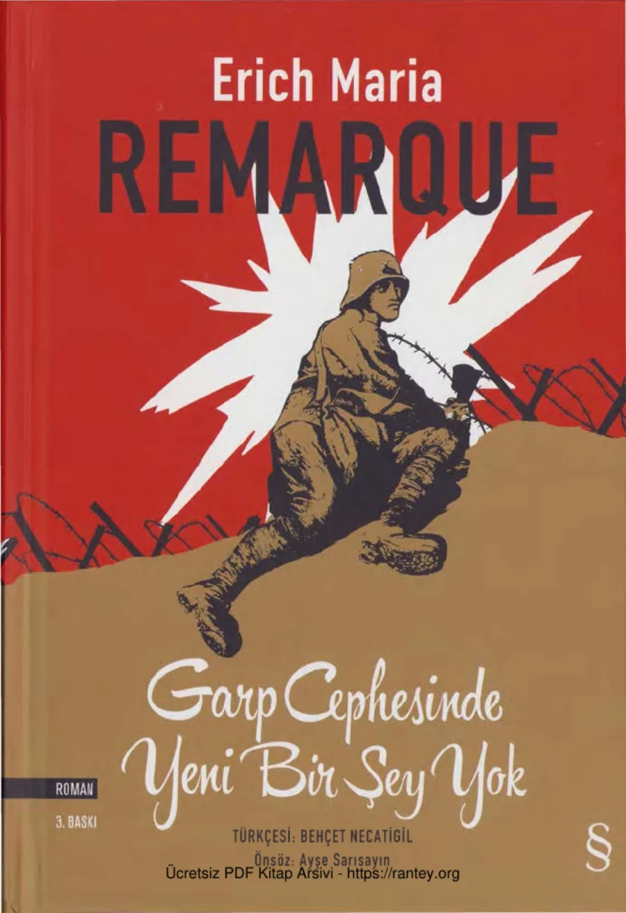 Remarque Garp Cephesinde Yeni Bir Şey Yok kapak görseli