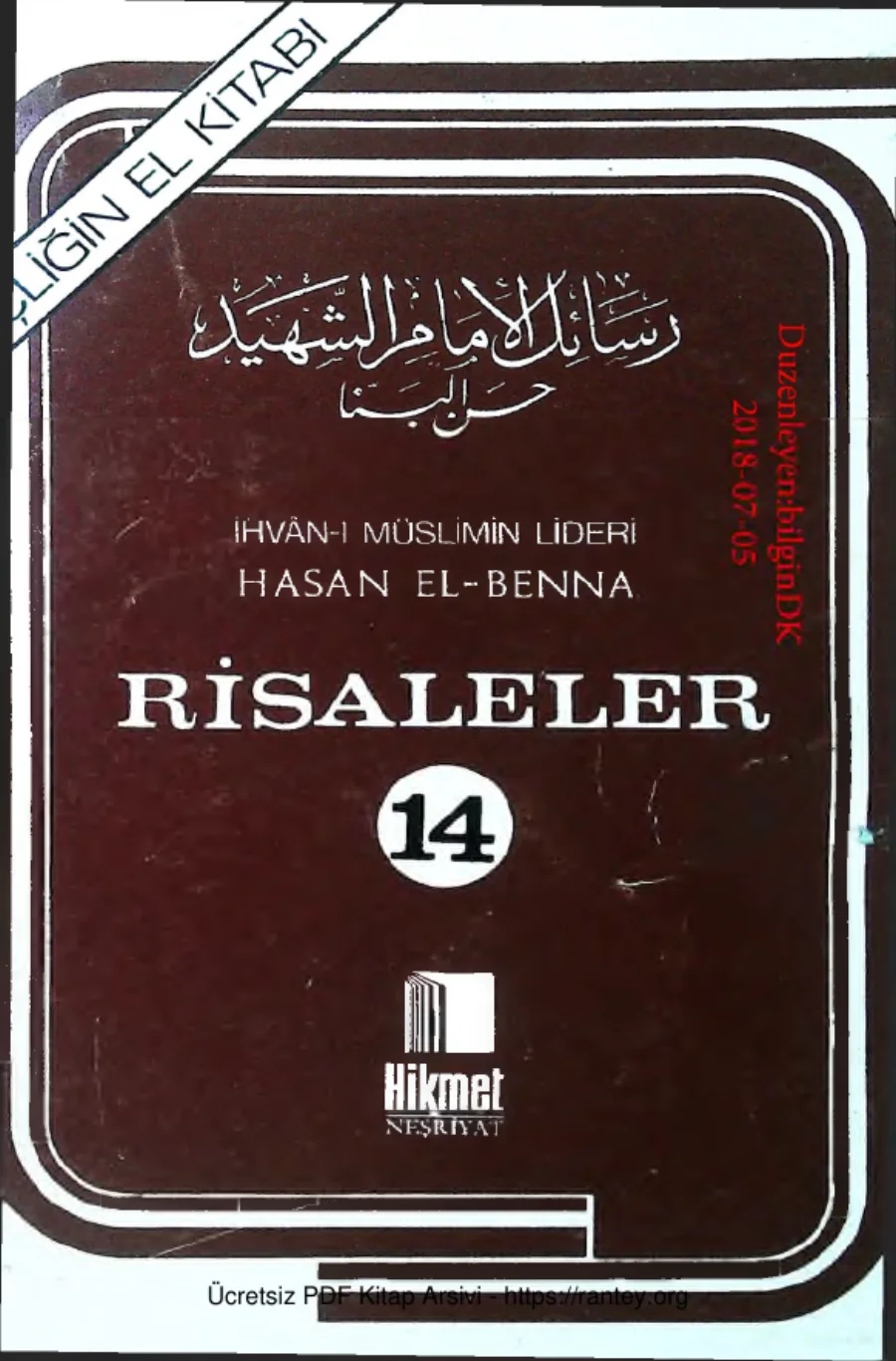 Risaleler14 14 kapak görseli