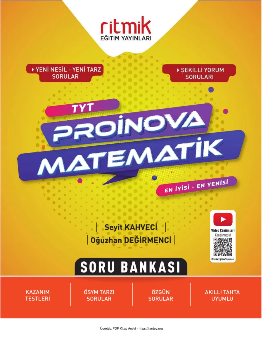 RİTMİK TYT MATEMATİK PROİNOVA SB kapak görseli