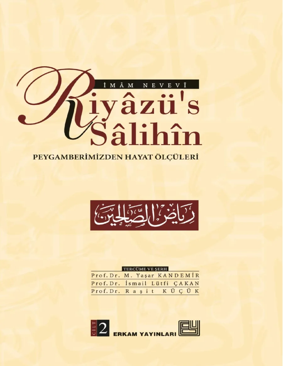 Riyâzü's-Sâlihîn Cilt 2 kapak görseli