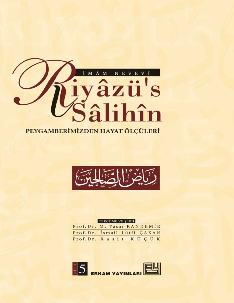 Riyâzü's-Sâlihîn Cilt 5 kitap kapağı