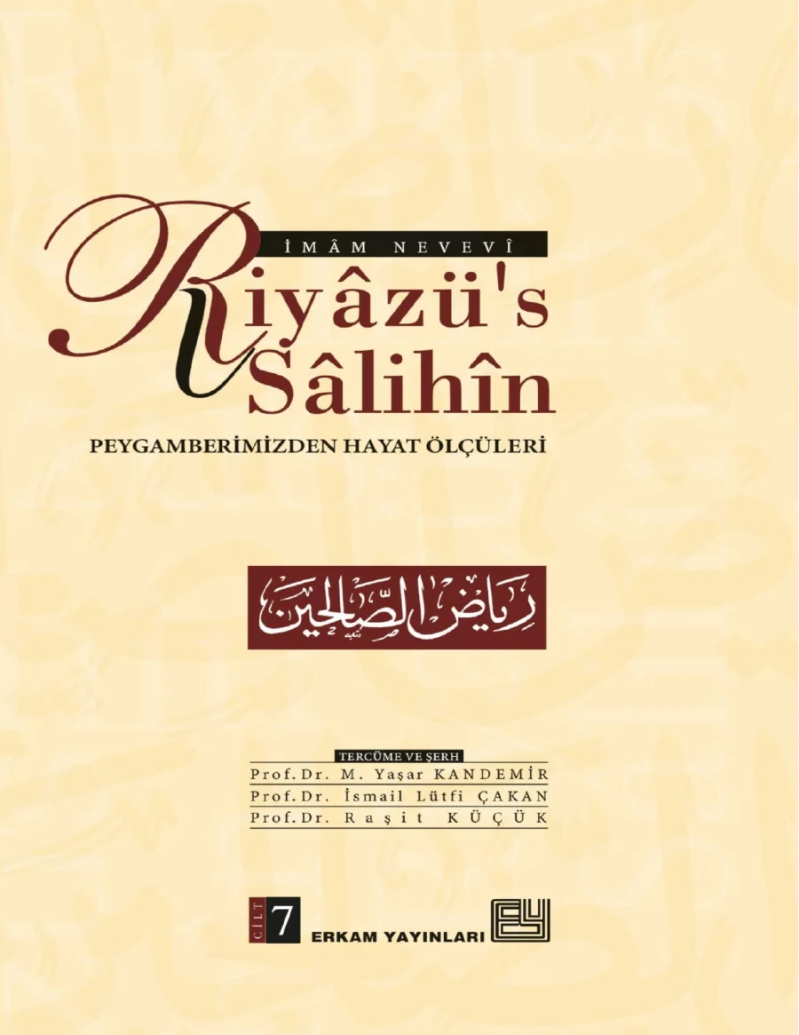 Riyâzü's-Sâlihîn Cilt 7 kapak görseli