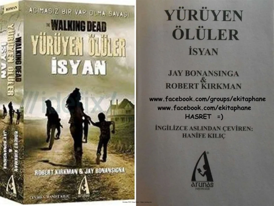 Robert Kirkman Jay Bonansigna Yürüyen Ölüler İsyan kapak görseli