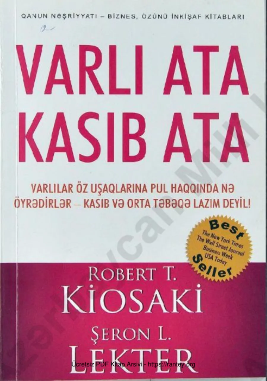 Robert Kiyosaki Varlı Ata Kasıb Ata kapak görseli