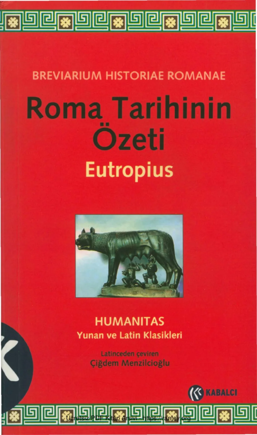 Roma Tarihinin Özeti kapak görseli