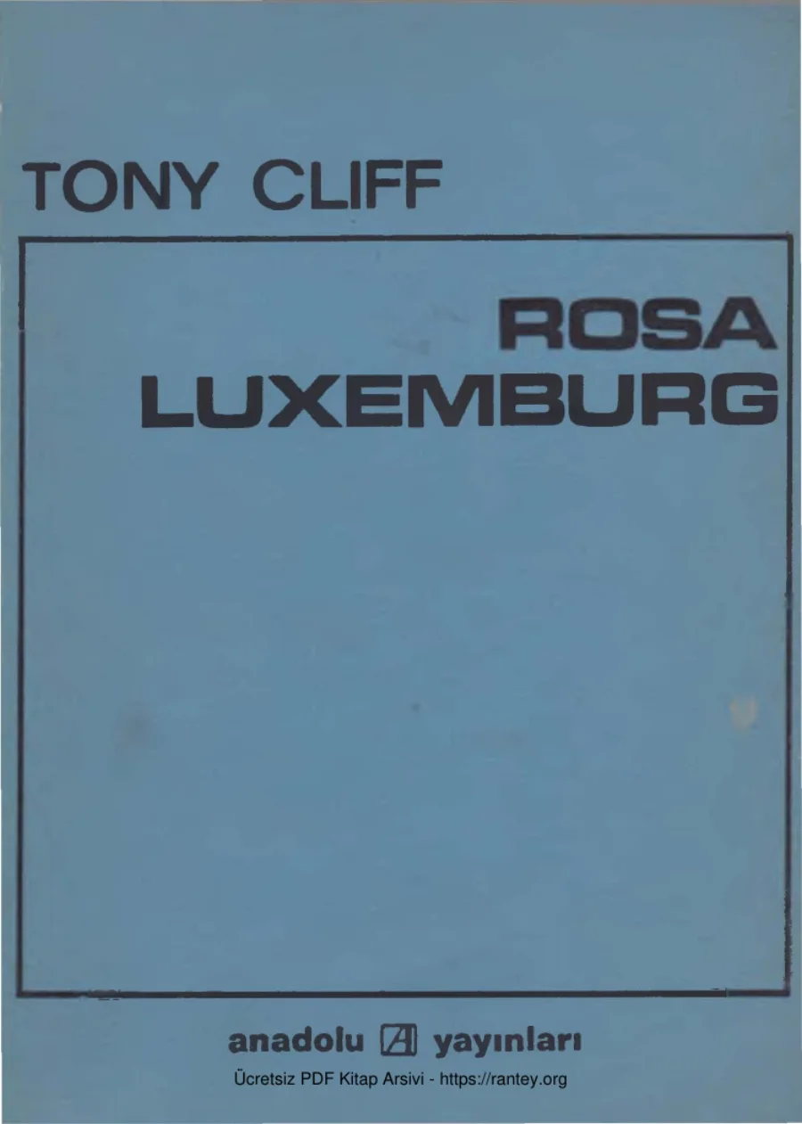 Rosa Luxemburg kapak görseli