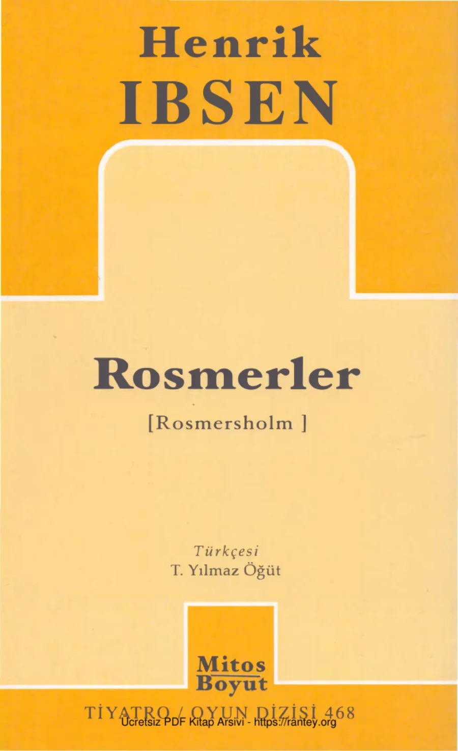 Rosmerler kapak görseli