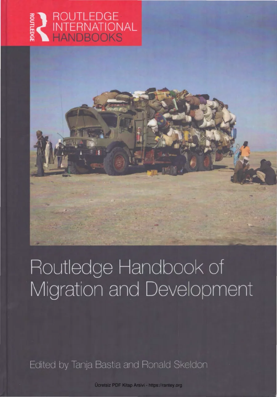 Routledge Handbook of Migration and Sevelopment Routledge Press kapak görseli