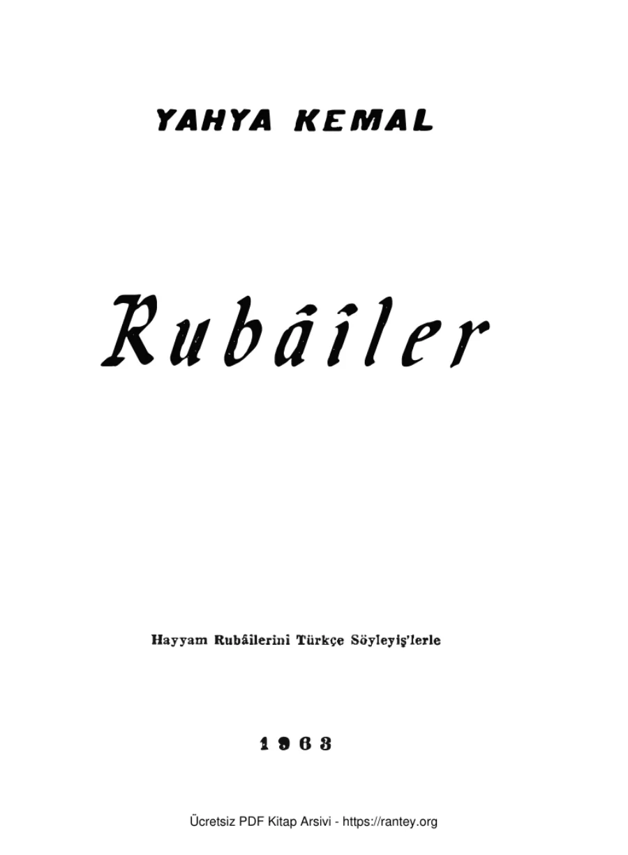 Rubailer kapak görseli