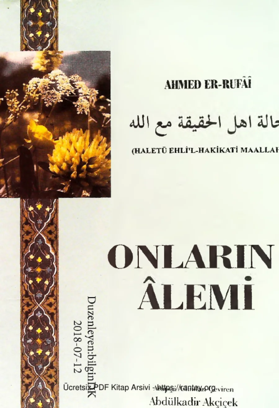 Rufai Onlarin Alemi kapak görseli