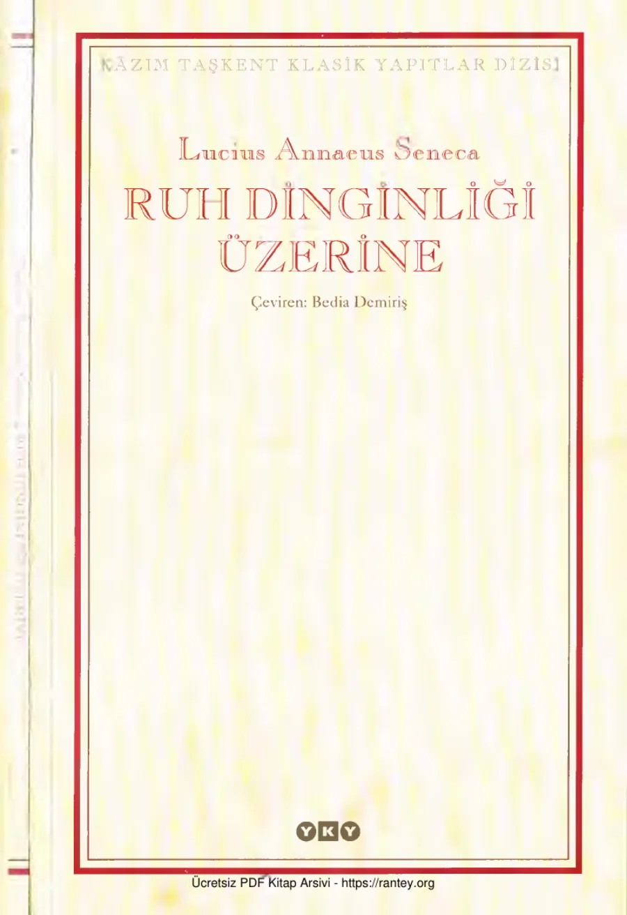 Ruh Dinginliği Üzerine kapak görseli