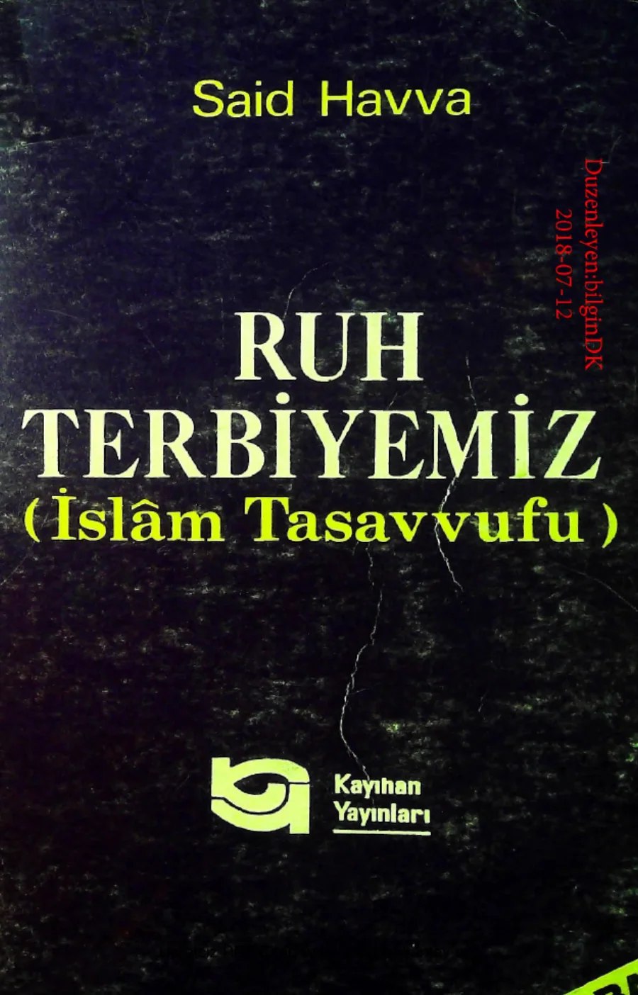Ruh Terbiyesi kapak görseli