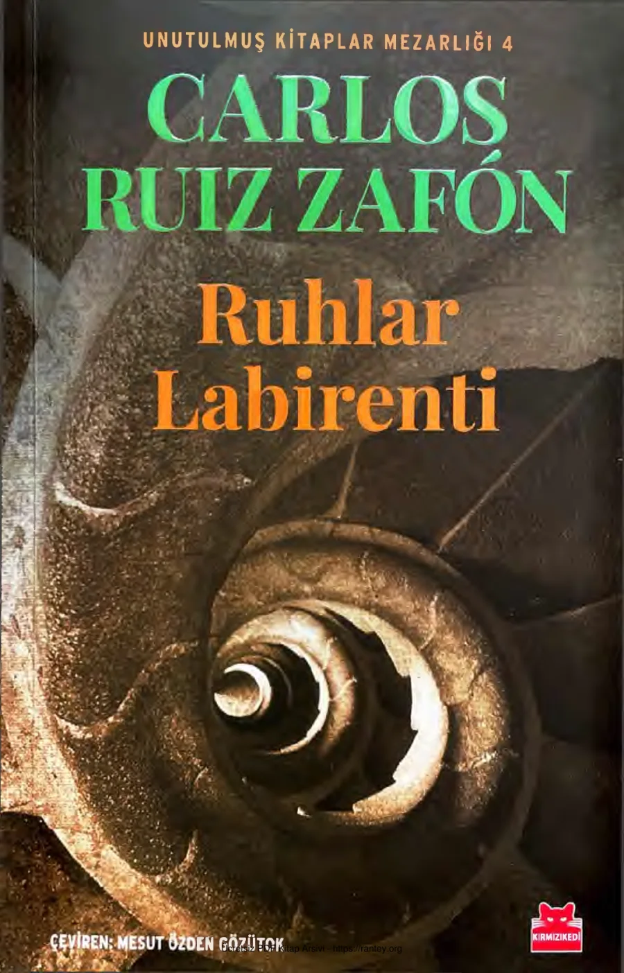 Ruhlar Labirenti Carlos Ruız Zafon The Cemetery of Forgotten Books kapak görseli