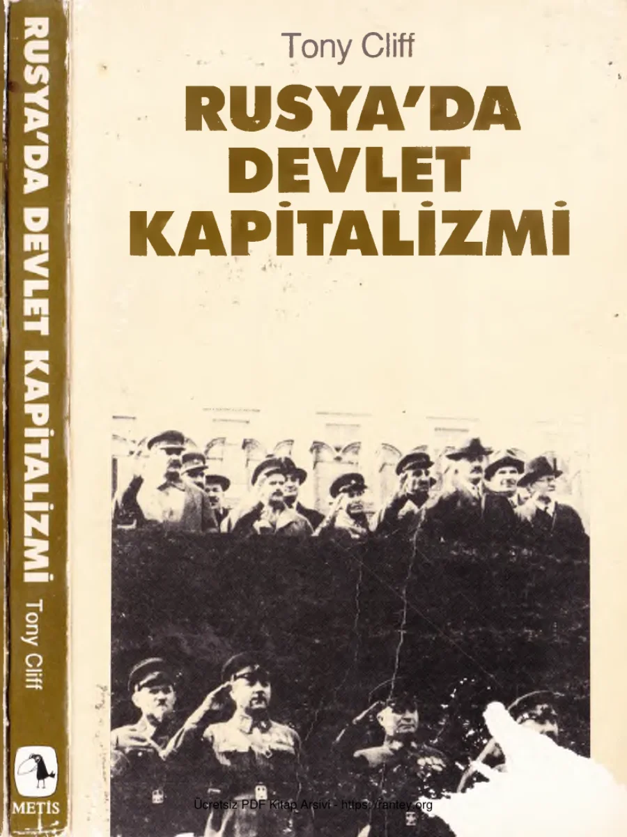 Rusyada Devlet Kapitalizmi Metis Yayınları kapak görseli