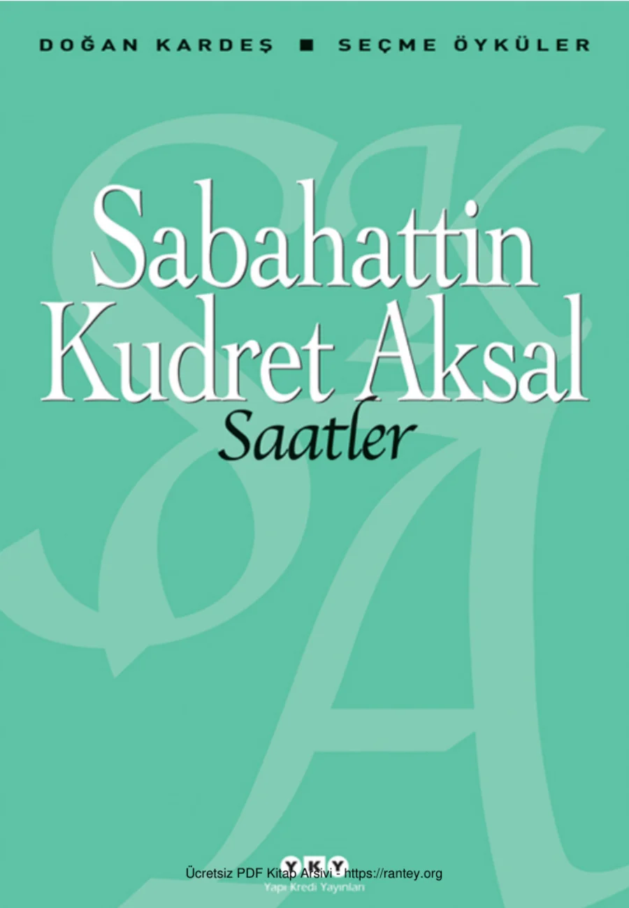 Saatler kapak görseli