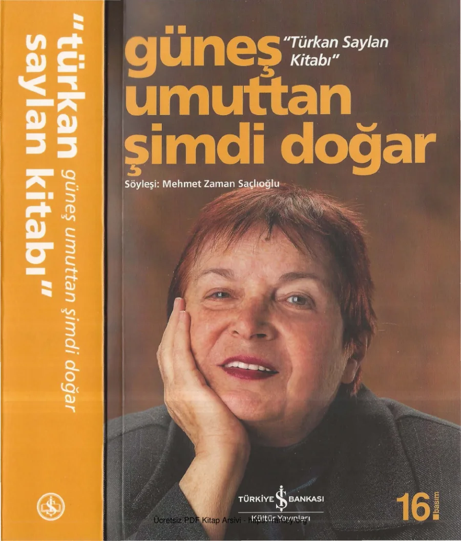 Saçlıoğlu Güneş Umuttan Şimdi Doğar Türkan Saylan kapak görseli