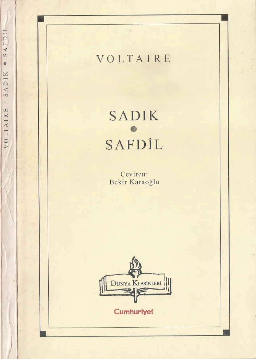 Sadık Safdil kitap kapağı