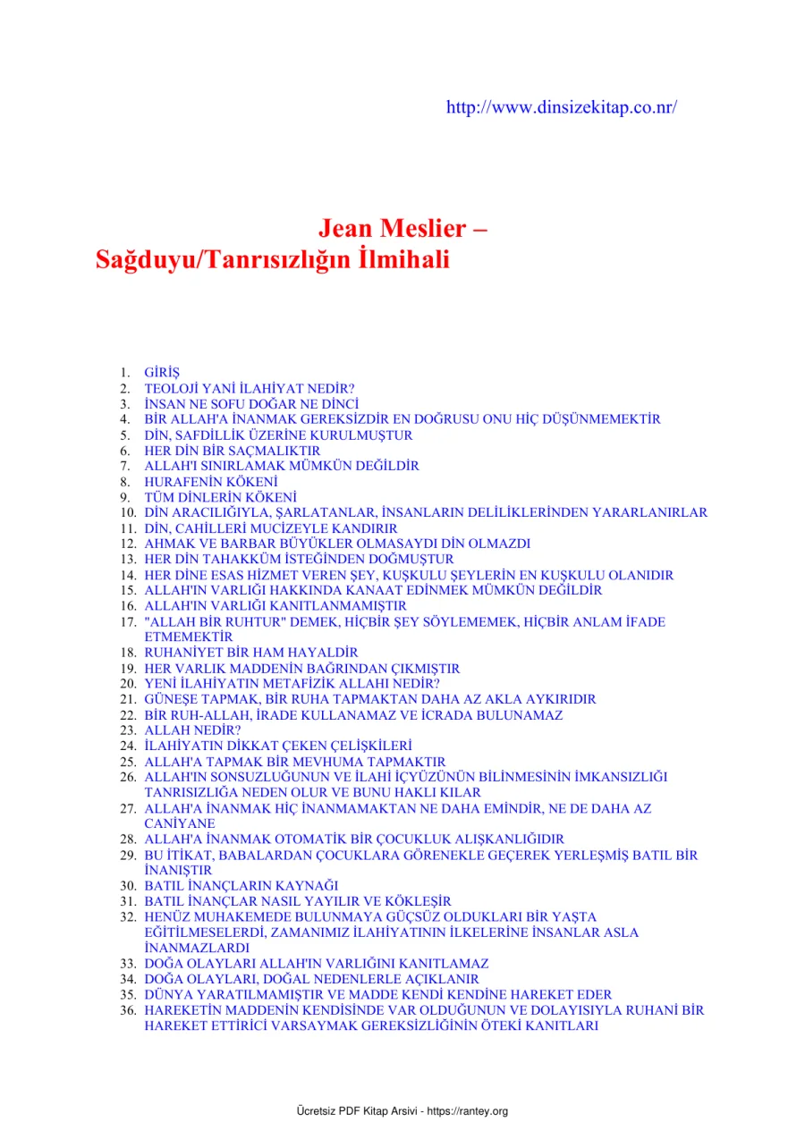 Sağduyu ve Tanrısızlığın İlmihali kapak görseli