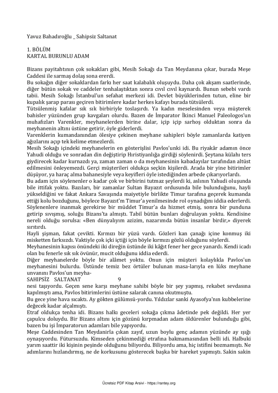 Sahipsiz Saltanat kapak görseli