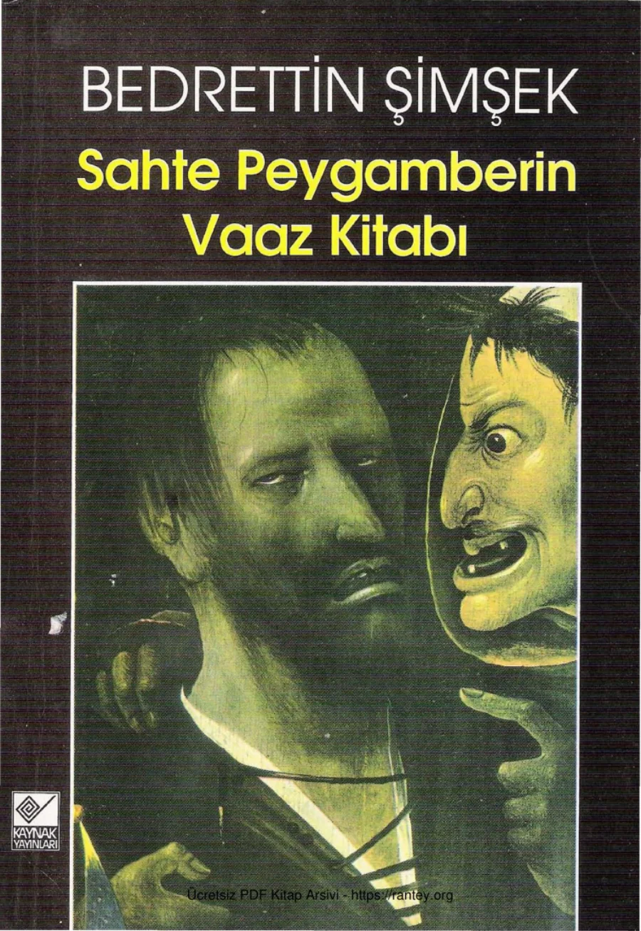 Sahte Peygamberin Vaaz Kitabı kapak görseli