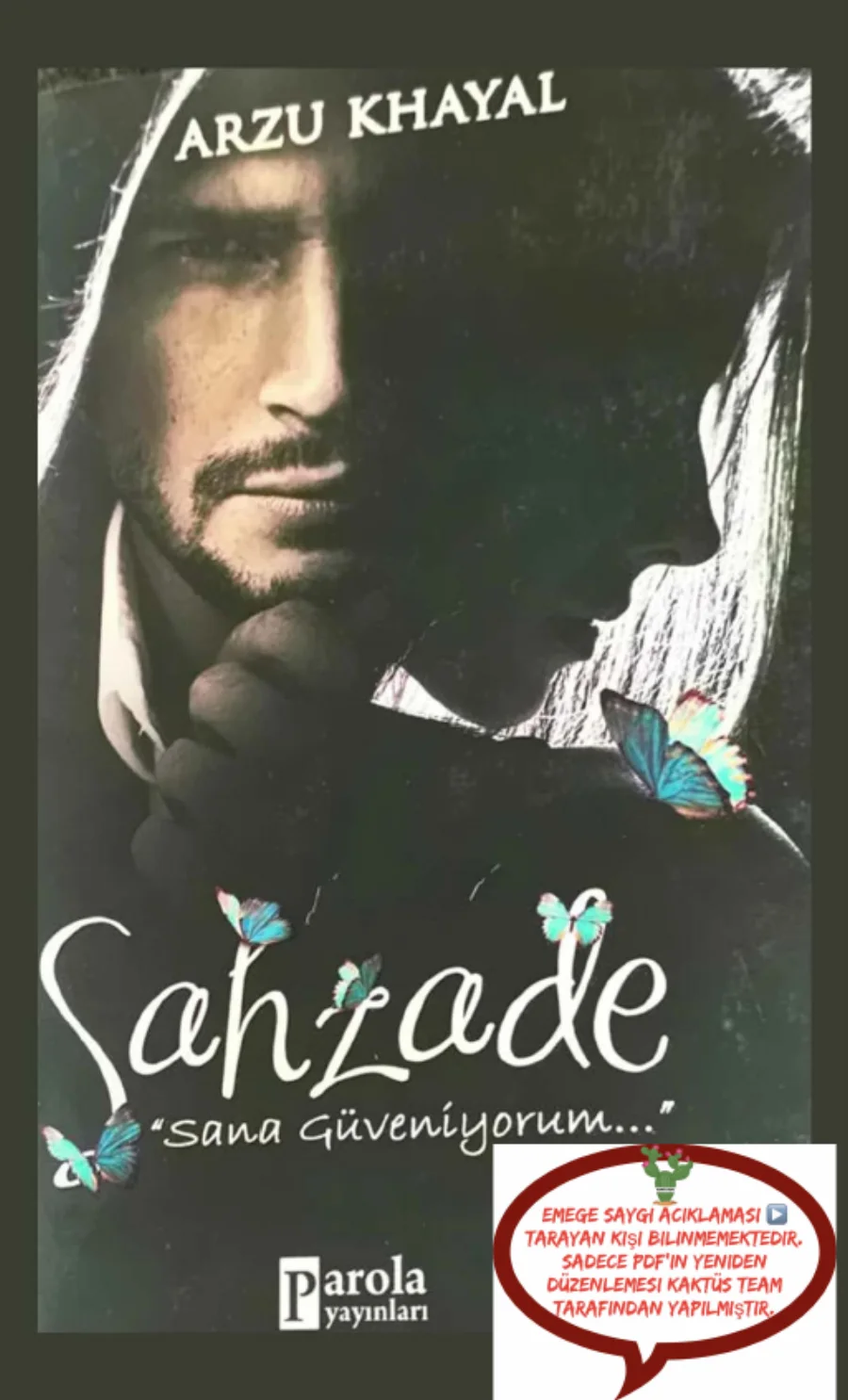 Şahzade: Sana Güveniyorum kapak görseli