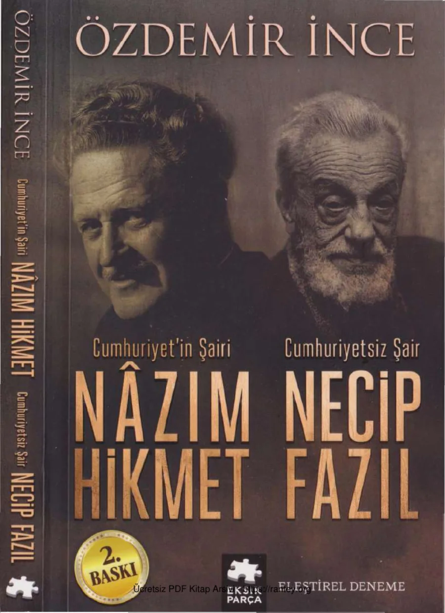 Şairi Nazım Hikmet Cumhuriyetsiz Şair Necip Fazıl kapak görseli