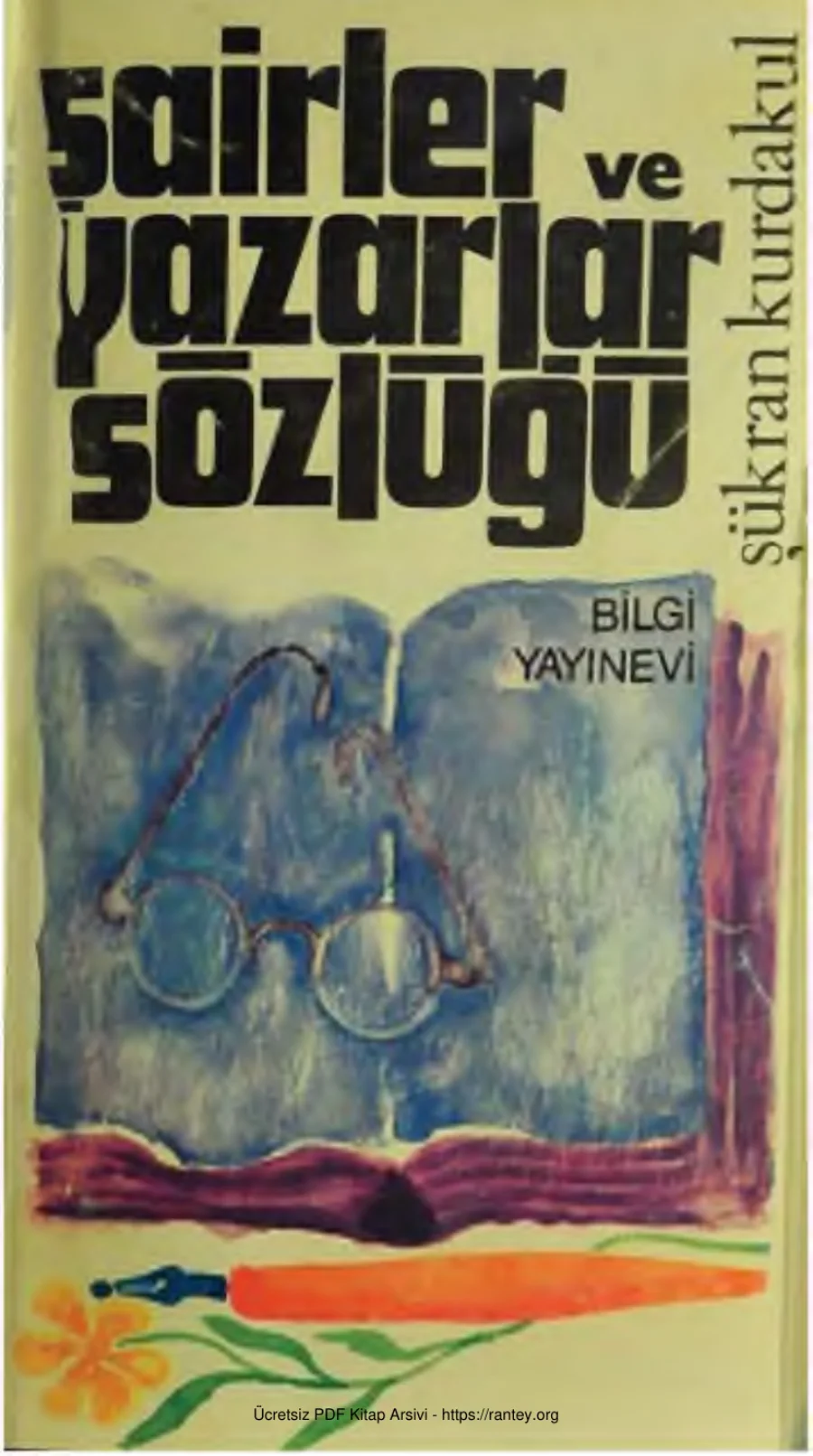 Şairler ve Yazarlar Sözlüğü Bilgi Yayınevi kapak görseli