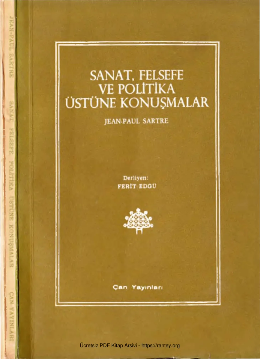Sanat Felsefe ve Politika Üzerine Konuşmalar Çan kapak görseli