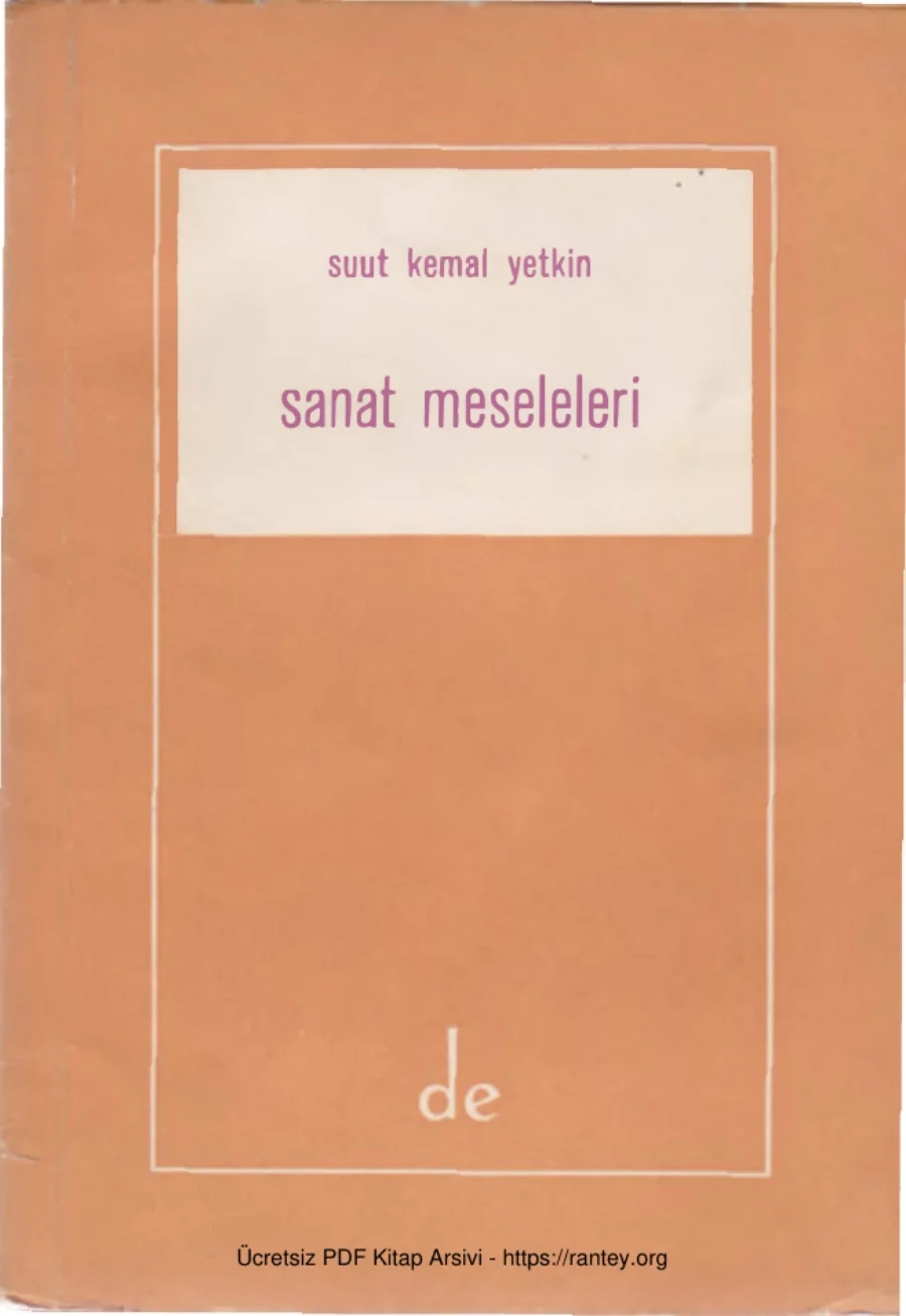 Sanat Meseleleri kapak görseli