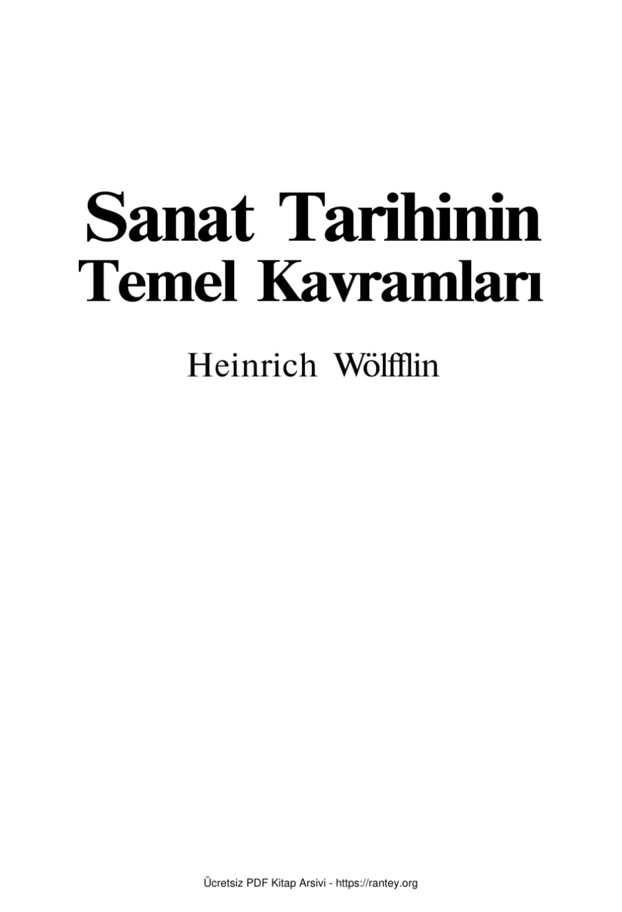 Sanat Tarihinin Temel Kavramları kapak görseli