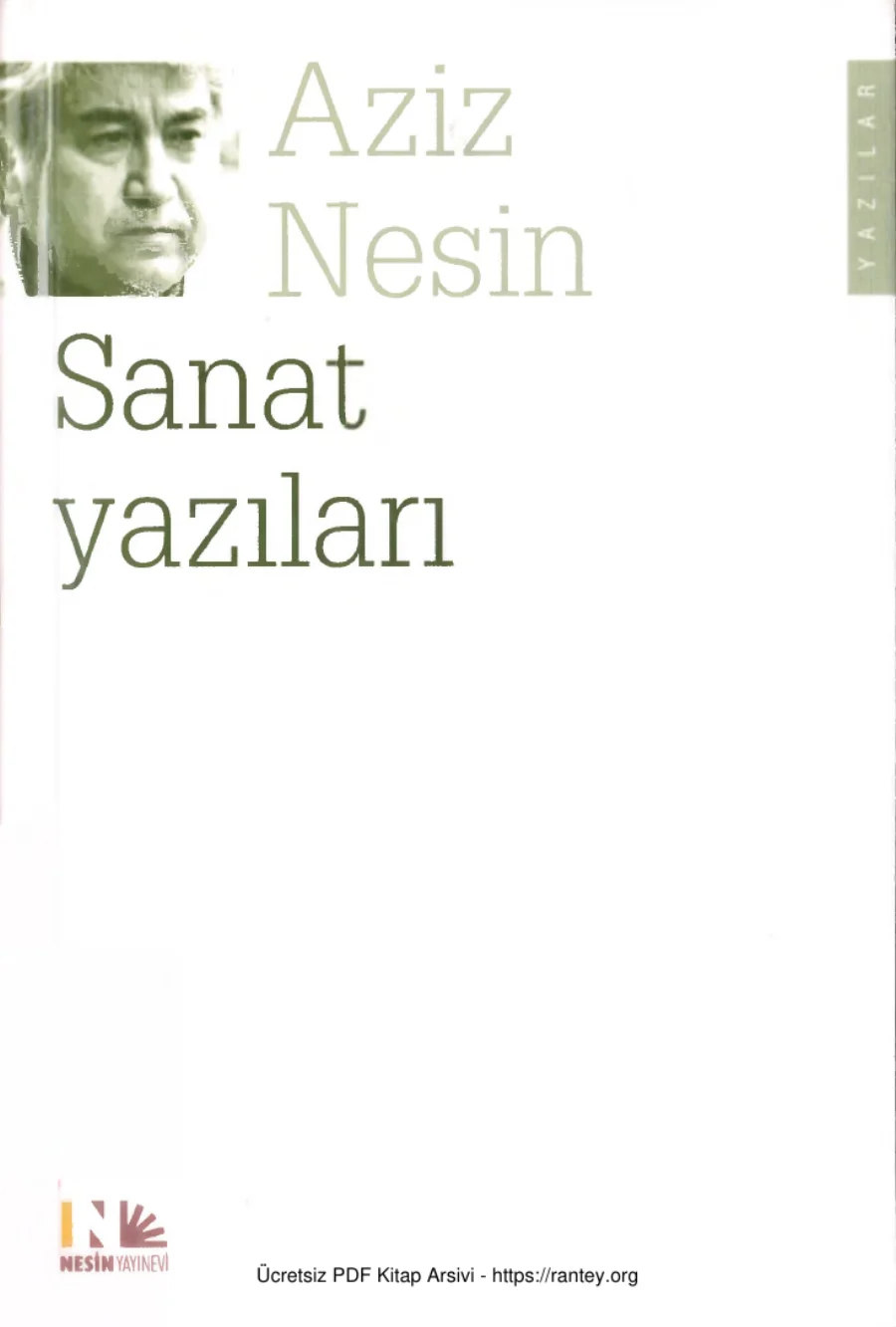 Sanat Yazıları kapak görseli